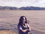 Atsede Tsehayou, Thinking Schools Ethiopia co-lead trainer at Lake Ashenga in Korem.